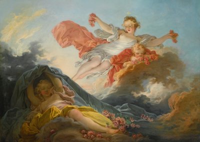 La déesse Aurore triomphant de la Nuit - Jean Honore Fragonard